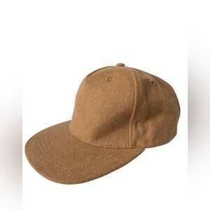 Wool Blend Tan Brown Cap – Warm Casual Unisex Baseball Hat